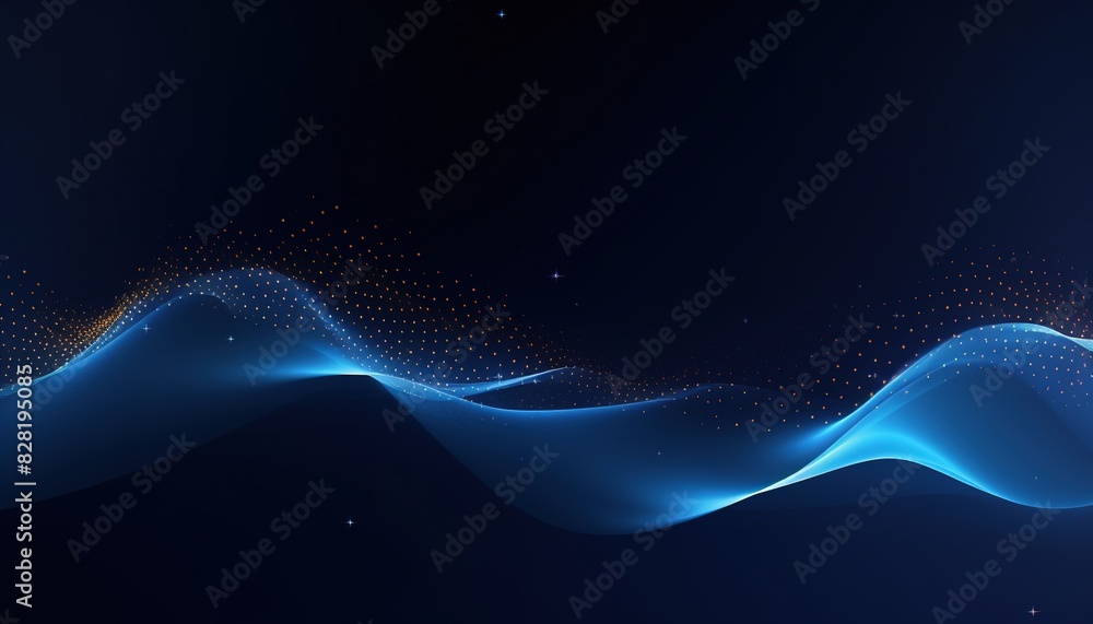 Abstract blue wave background with light and stars, perfect for a calming and celestial design. Gentle blue wave design adorned with shimmering stars, offering a serene and celestial feel. Abstract blue wave background with light and stars, perfect for a calming and celestial design. Gentle blue wave design adorned with shimmering stars, offering a serene and celestial feel.