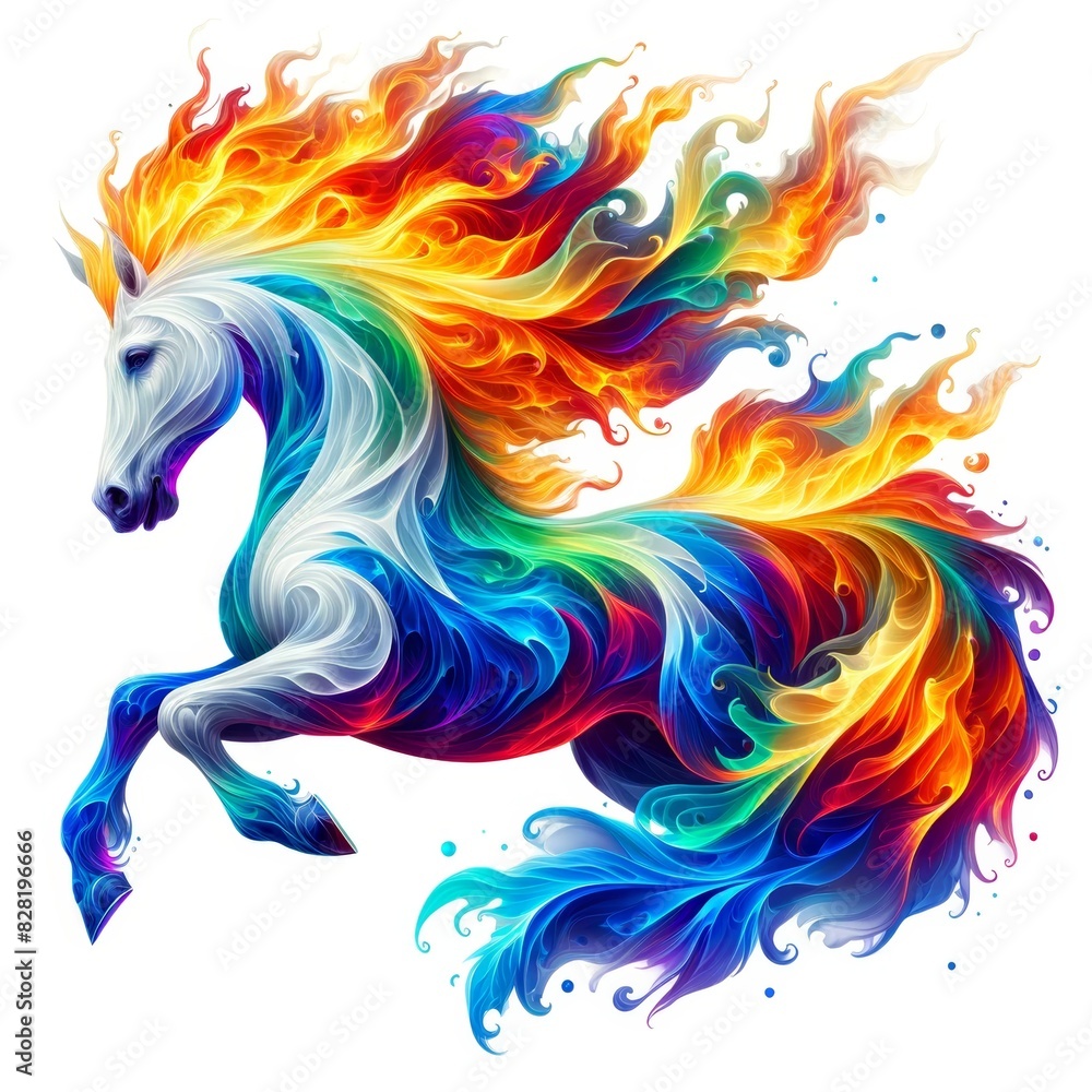 Golden Horses Running in Ethereal Light Golden Horses Running in Ethereal Light