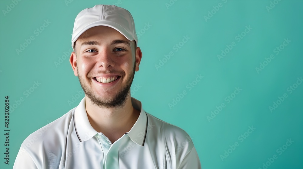 Young Golf Professionals Joyful Training Session on a Lush Course Young Golf Professionals Joyful Training Session on a Lush Course