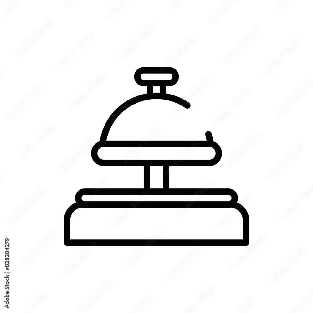 Service Bell Lineart Service Bell Lineart