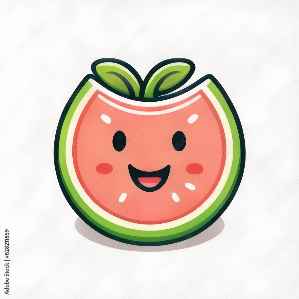 Obraz premium watermelon cute cartoon