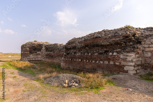 Excavations of the old city of Shamkir. The city of Shamkir. Azerbaijan. photo