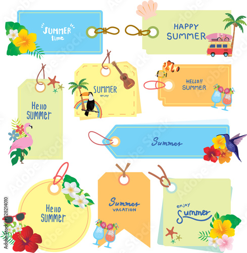 南国風フレーム枠セット
