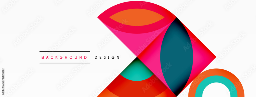 Circles and petals. Geometric beautiful abstract minimal template for Wallpaper, Banner, Background, Card, Book Illustration, landing page Circles and petals. Geometric beautiful abstract minimal template for Wallpaper, Banner, Background, Card, Book Illustration, landing page
