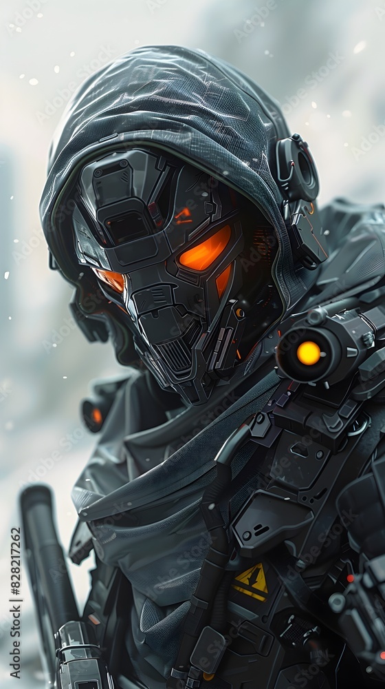 Futuristic Cyberenhanced Supersoldier in Reinforced Exosuit with Pulsing Plasma Weaponry and Advanced Targeting Systems within Neon-Drenched Biopunk Futuristic Cyberenhanced Supersoldier in Reinforced Exosuit with Pulsing Plasma Weaponry and Advanced Targeting Systems within Neon-Drenched Biopunk