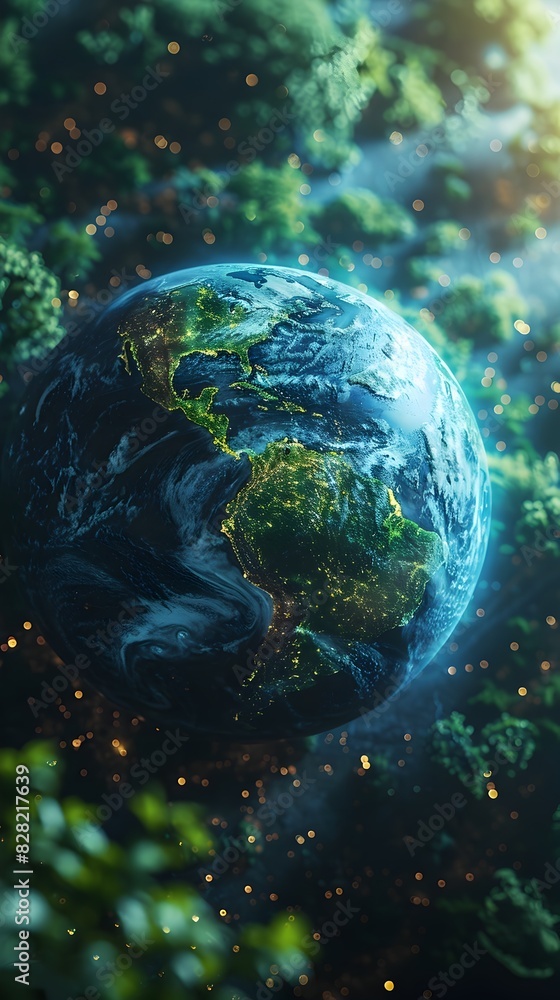 Holistic Visualization of Climate Change Data over a Captivating Planetary Display Holistic Visualization of Climate Change Data over a Captivating Planetary Display