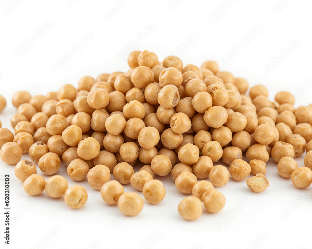 Raw Chickpea, isolated on white background Raw Chickpea, isolated on white background