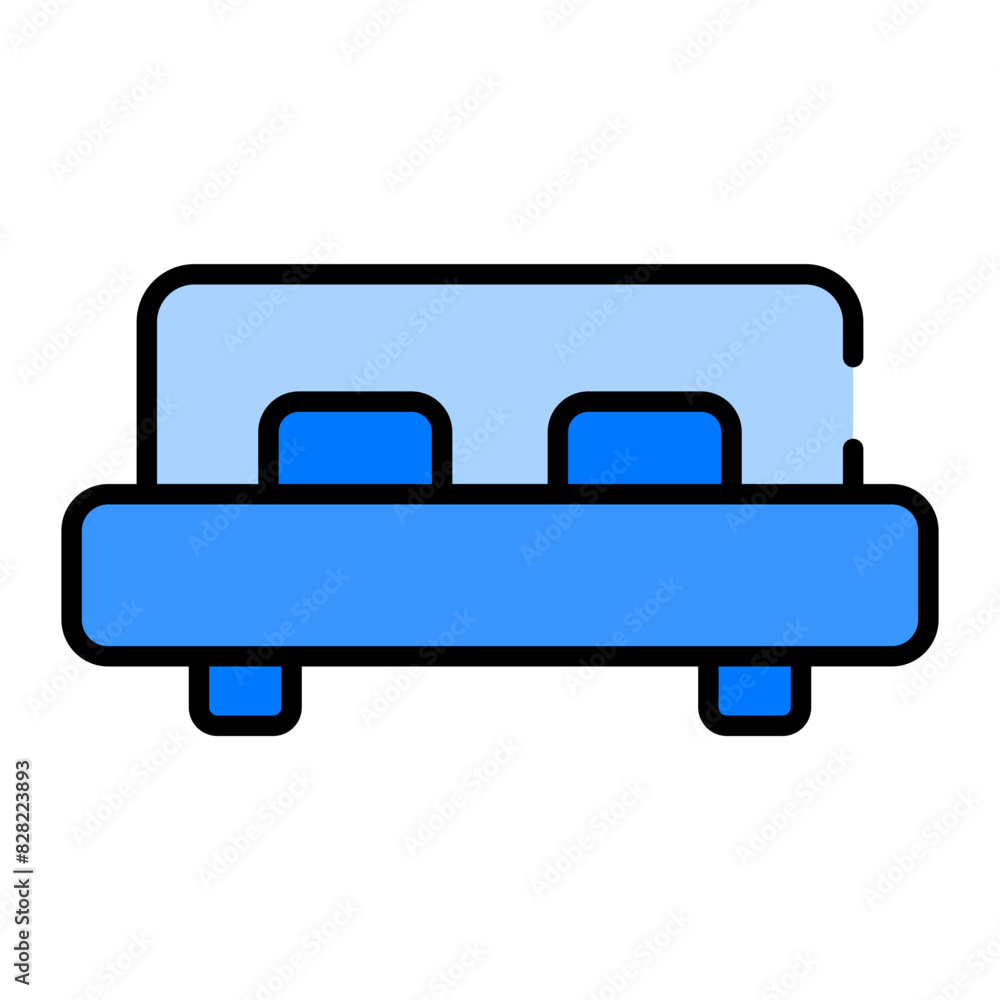 King Bed Blue Filled King Bed Blue Filled