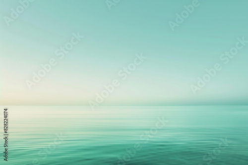 Peaceful abstract blur with gradients of seafoam green and sky blue  perfect for serene  tranquil settings.