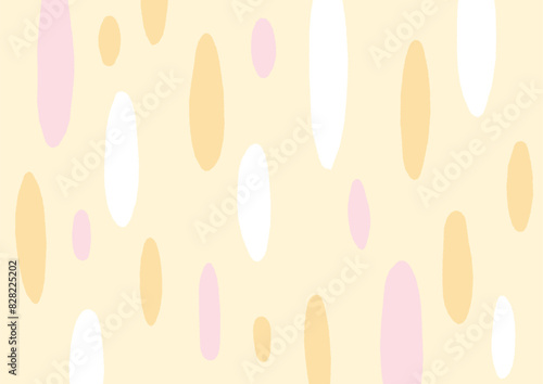 手描きのレトロなパターンの背景