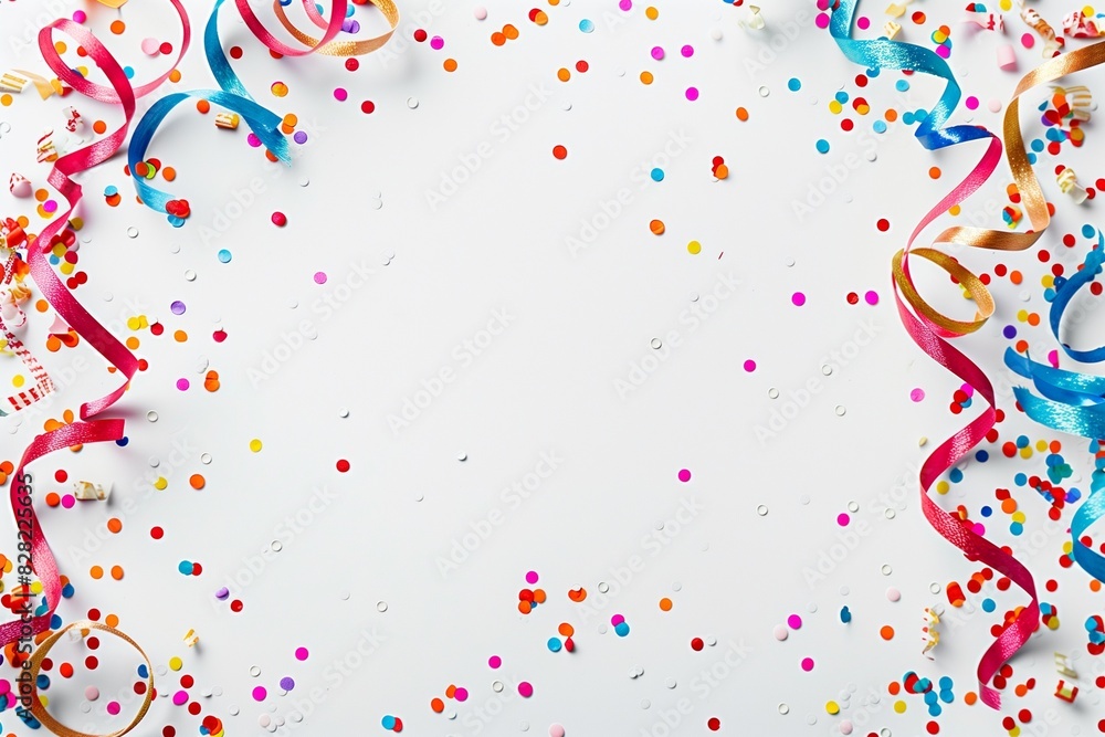 Fototapeta premium background with ribbons