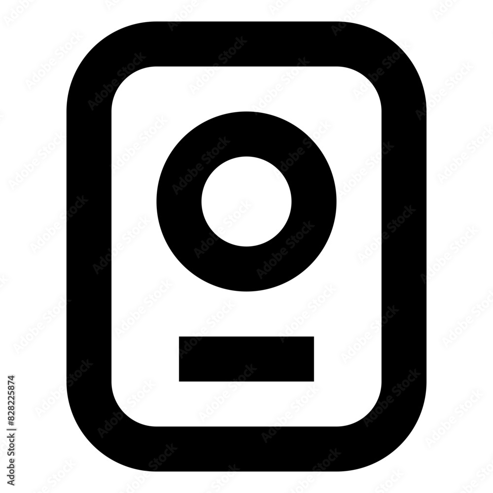 speaker line device technology icon speaker line device technology icon