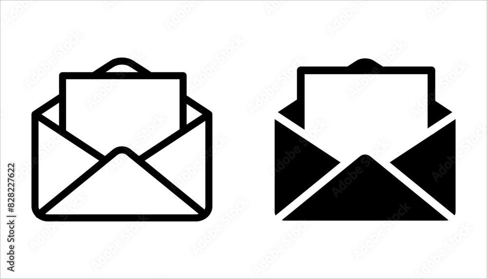 MaiI icon set. mail icon vector isolated on white background MaiI icon set. mail icon vector isolated on white background