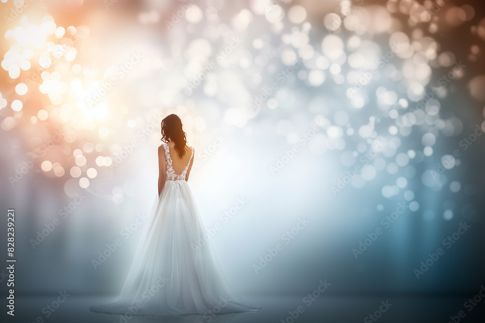 Regal Sophistication: Classic Ball Gown Wedding Dress with Light, Minimal Backdrop - Clean composition, Ample Negative Space - Space for Text - timeless wedding imagery - stunning bridal photograpy Regal Sophistication: Classic Ball Gown Wedding Dress with Light, Minimal Backdrop - Clean composition, Ample Negative Space - Space for Text - timeless wedding imagery - stunning bridal photograpy