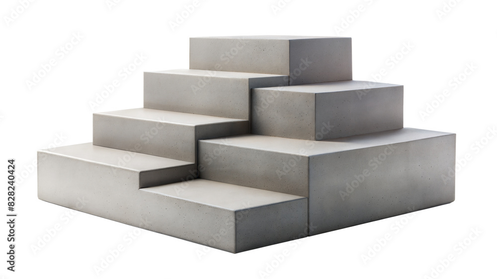 Tiered Concrete Pedestal – Steps Design: A multi-tiered concrete pedestal with step-like design, ideal for showcasing multiple products, isolated on a white background.
Tiered Concrete Pedestal – Steps Design: A multi-tiered concrete pedestal with step-like design, ideal for showcasing multiple products, isolated on a white background.