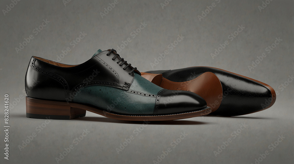 Fototapeta premium Derby shoes with new design 