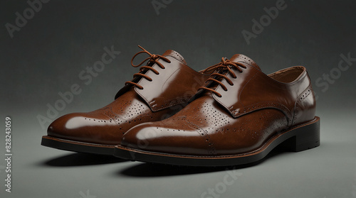 Derby shoes with new design 