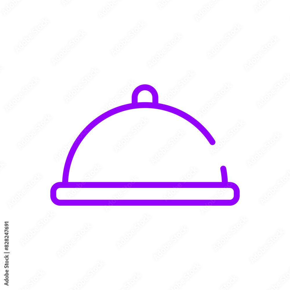 Food Platter Linear Color Food Platter Linear Color