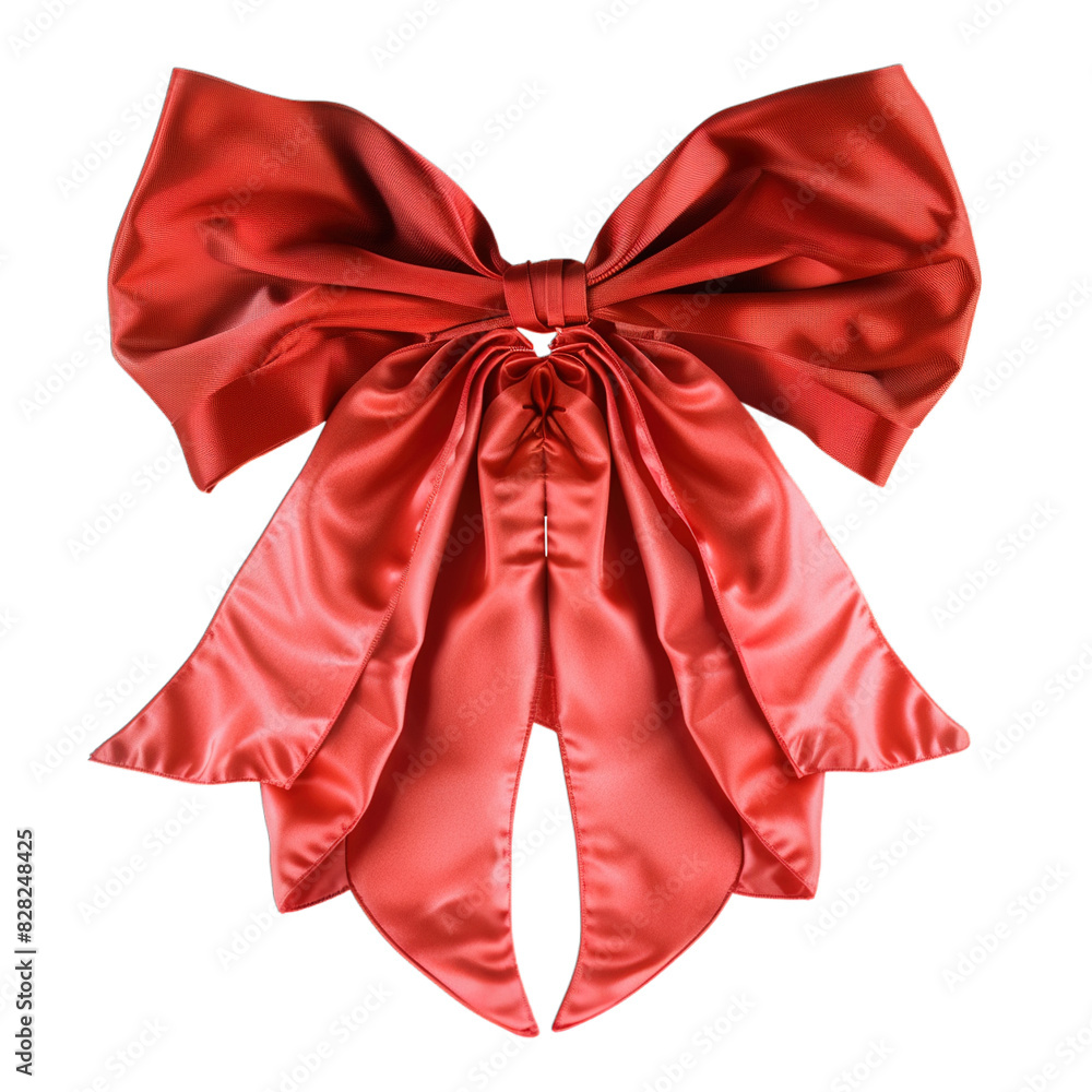 red bow isolated on white red bow isolated on white