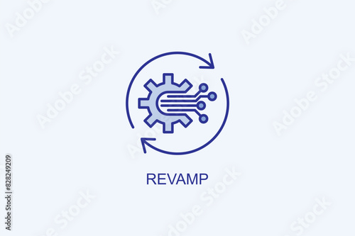 Revamp Vector Icon Or Logo Illustration