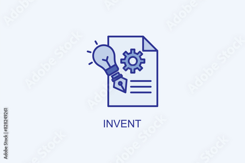 Invent Vector Icon Or Logo Illustration