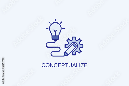 Conceptualize Vector Icon Or Logo Illustration