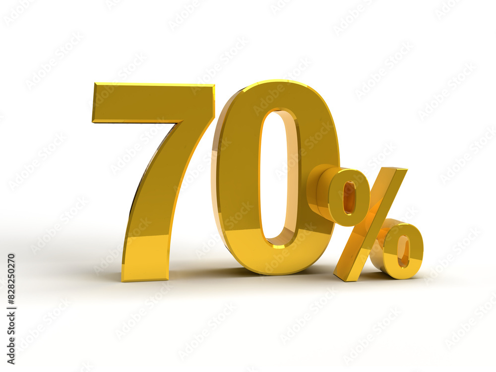 70 percent. 3D rendering 70 percent. 3D rendering