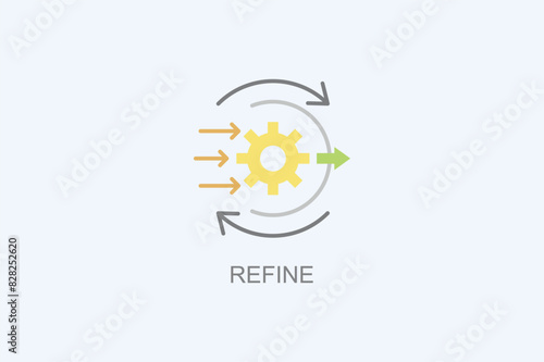 Refine Vector Icon Or Logo Illustration