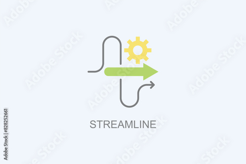 Streamline Vector Icon Or Logo Illustration