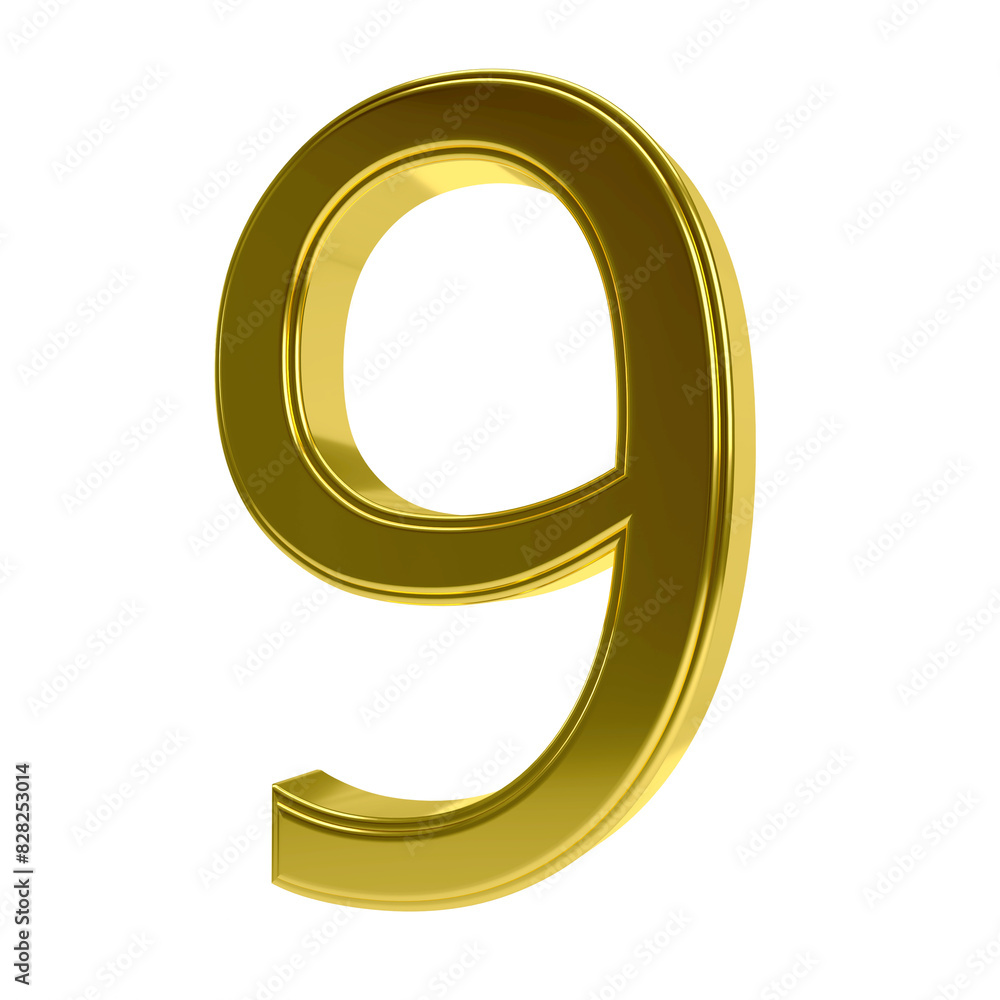 9 number 3d