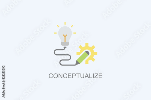 Conceptualize Vector Icon Or Logo Illustration