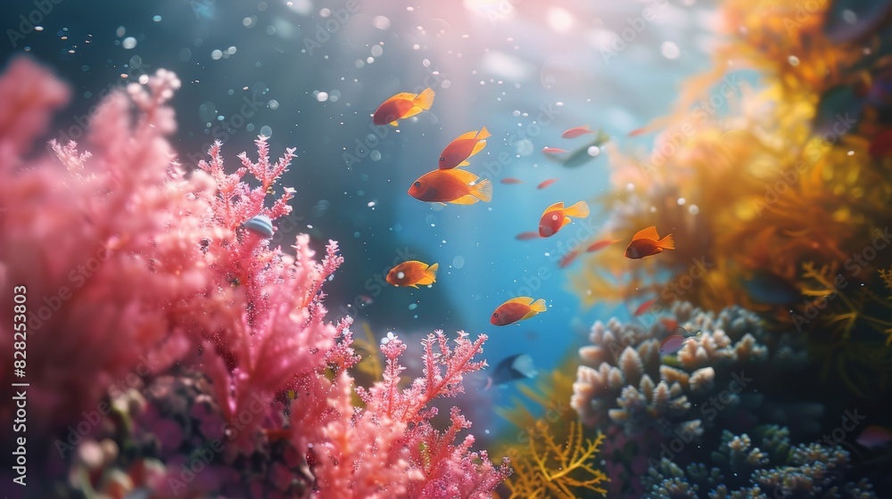 Dive into the heart of aquatic biodiversity with aquatic biodiversity stock, revealing the interconnectedness of life in the ocean. Through minimalist imagery, convey the delicate balance of Dive into the heart of aquatic biodiversity with aquatic biodiversity stock, revealing the interconnectedness of life in the ocean. Through minimalist imagery, convey the delicate balance of