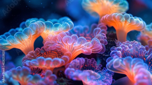 Explore the mesmerizing beauty of coral reef fauna with minimalist coral reef fauna images  highlighting the kaleidoscope of colors and patterns that adorn these underwater landscapes. Through subtle