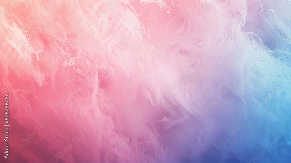 Fototapeta premium Soft Pastel Background and Dreamlike Gradient of Pink and Blue. Abstract Soft Clouds and Ethereal Smoke Background.