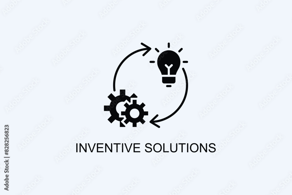 Inventive Solutions Vector Icon Or Logo Illustration Inventive Solutions Vector Icon Or Logo Illustration