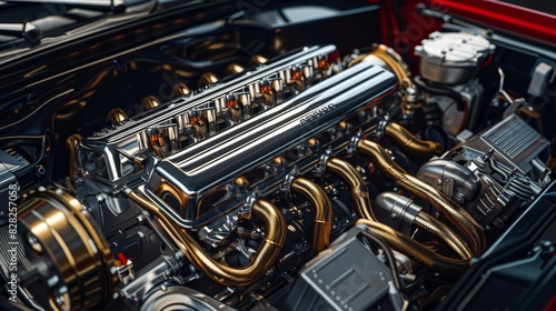 High-performance engines in sports cars, supercars, muscle cars, and racing vehicles
