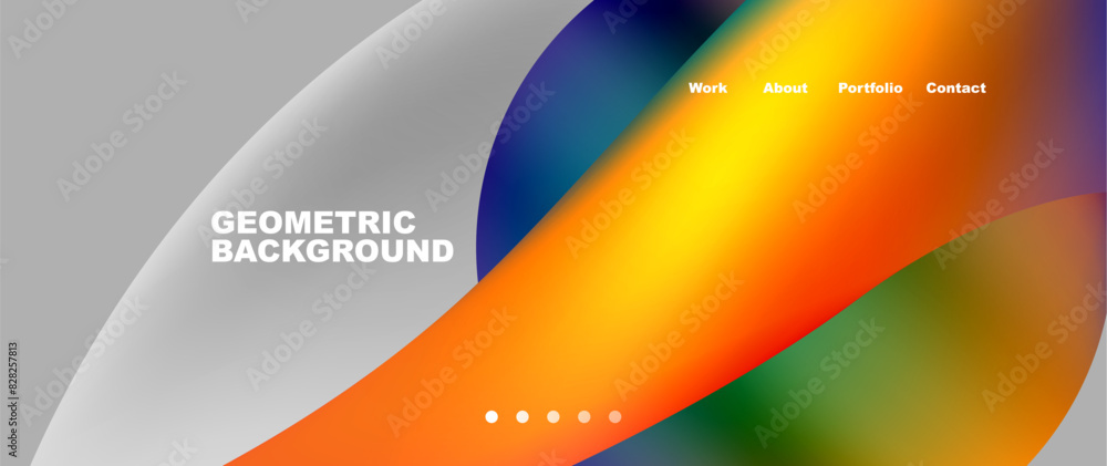 Dynamic flowing shapes concept design composition. Vector Illustration For Wallpaper, Banner, Background, Card, Book Illustration, landing page Dynamic flowing shapes concept design composition. Vector Illustration For Wallpaper, Banner, Background, Card, Book Illustration, landing page