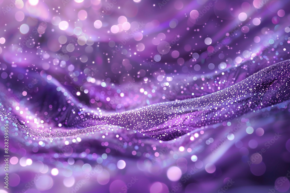 Glamorous and sparkling textures on a luxurious abstract violet backdrop. Glamorous and sparkling textures on a luxurious abstract violet backdrop.