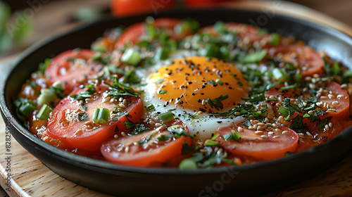 Afghan Inspired Breakfast Simple Tomato and Egg