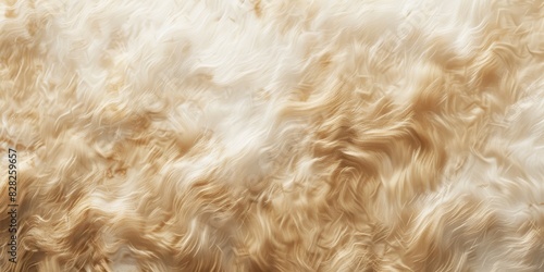 Normal texture pattern with fur playful, soft browns and creams, ai generated