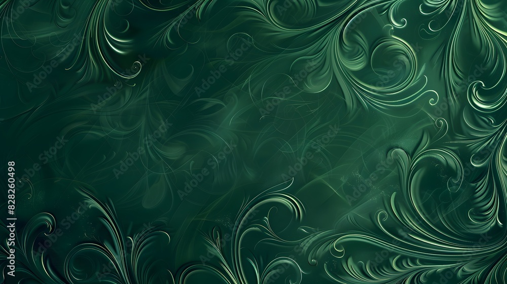 Dark green product background. Dark green product background.