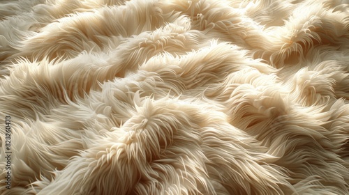 Normal texture pattern with fur playful, soft browns and creams, ai generated