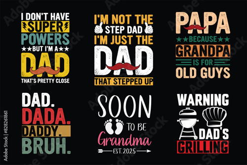 Fathers Day T Shirt Design Bundle