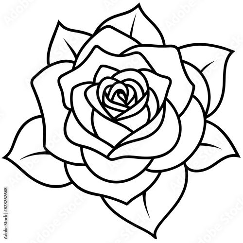 Wallpaper Mural Set of hand drawn rose vector. Torontodigital.ca