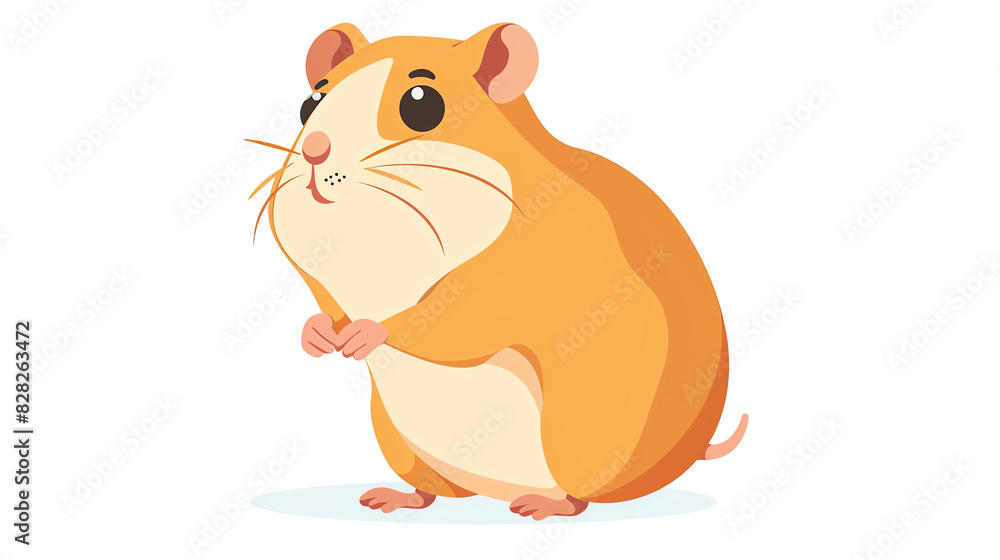 hamster on white transparent background hamster on white transparent background