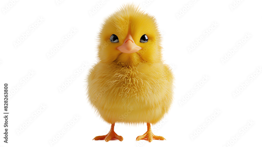 baby chicken on white transparent background baby chicken on white transparent background