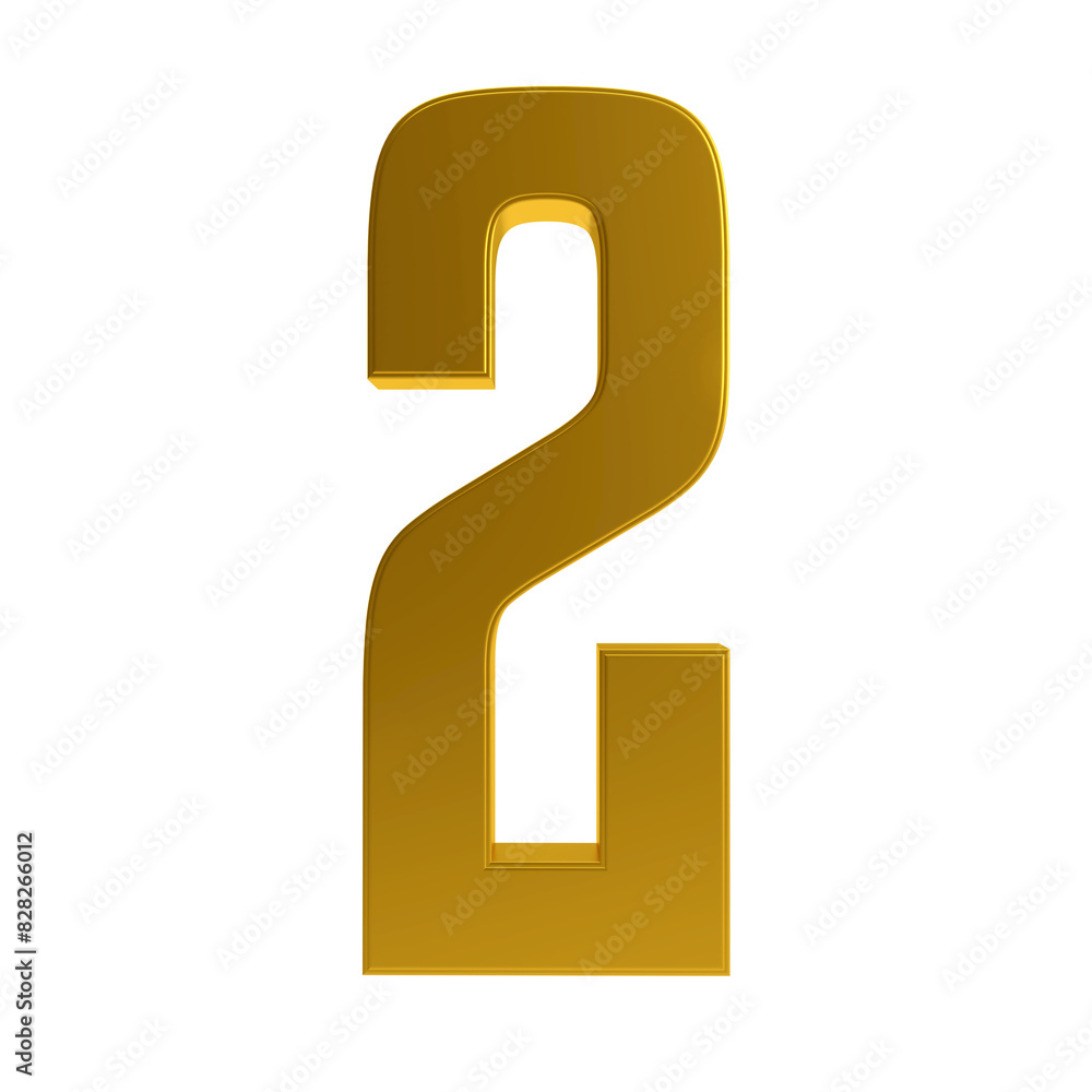 2 number 3d 2 number 3d