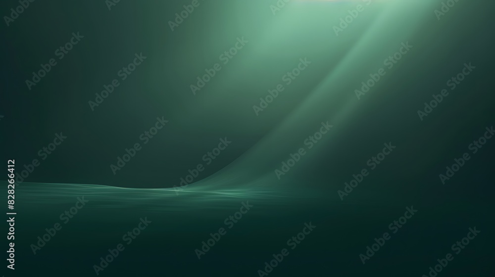Obraz premium Dark green product background. 