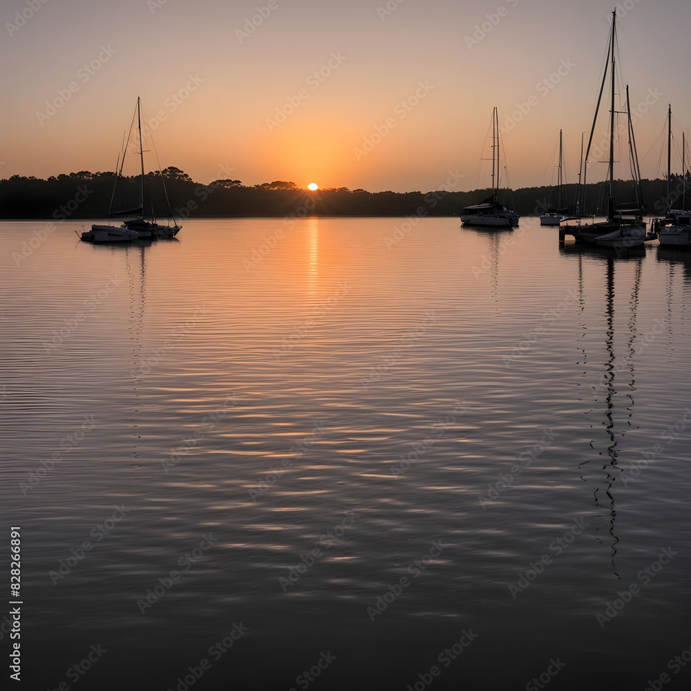 sunset in the harbor sunset in the harbor