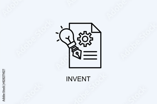 Invent Vector Icon Or Logo Illustration